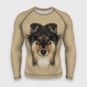 Мужской рашгард 3D с принтом Sheltie в Рязани,  |  | animal | black | breed | brown | cute | dog | drawing | eyes | kind | look | muzzle | portrait | red | взгляд | глаза | добрый | животное | коричневый | милый | пёс | порода | портрет | рисунок | рыжий | собака | черный | шелти