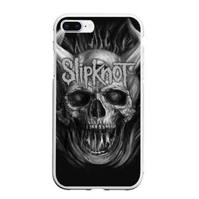 Чехол для iPhone 7Plus/8 Plus матовый с принтом Slipknot в Рязани, Силикон | Область печати: задняя сторона чехла, без боковых панелей | band | corey taylor | jim root | metal | mick thomson | music | official | альтернативный | глэм | готик | гранж | метал | музыка | пост | рок | хард