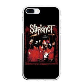 Чехол для iPhone 7Plus/8 Plus матовый с принтом Slipknot в Рязани, Силикон | Область печати: задняя сторона чехла, без боковых панелей | band | corey taylor | jim root | metal | mick thomson | music | official | альтернативный | глэм | готик | гранж | метал | музыка | пост | рок | слипкнот | хард