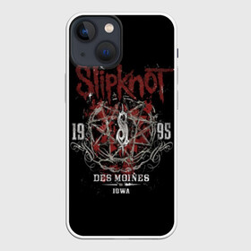 Чехол для iPhone 13 mini с принтом Slipknot в Рязани,  |  | band | corey taylor | jim root | metal | mick thomson | music | official | альтернативный | глэм | готик | гранж | метал | музыка | пост | рок | слипкнот | хард