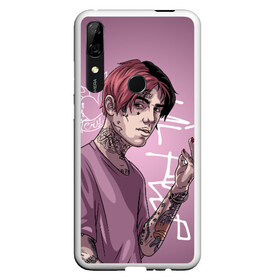 Чехол для Honor P Smart Z с принтом Lil Peep в Рязани, Силикон | Область печати: задняя сторона чехла, без боковых панелей | crybaby | gustav elijah ahr | hellboy | lil peep | lilpeep | peep | rap | густав элайджа ар | лил пип | рэп | хип хоп | эмо рэп