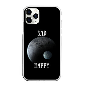 Чехол для iPhone 11 Pro матовый с принтом Sad Happy в Рязани, Силикон |  | jesus | rap | грустный | джизус | джизус возрождение | джизус рэпер | джизус ты ювелир | мерч | музыка | реп | рэп | счастливый