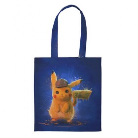 Сумка 3D повседневная с принтом Pikachu Pika Pika в Рязани, 100% полиэстер | Плотность: 200 г/м2; Размер: 34×35 см; Высота лямок: 30 см | pika | pikachu | аниме | детская | детям | игры | молния | мышка | мышь | пика | пикачу | покемон | покемоны