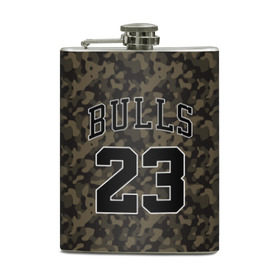 Фляга с принтом Chicago Bulls 23 Camo в Рязани, металлический корпус | емкость 0,22 л, размер 125 х 94 мм. Виниловая наклейка запечатывается полностью | Тематика изображения на принте: bulls | camo | chicago | chicago bulls | nba | баскетбол | буллз | камуфляж | нба | спорт | хаки | чикаго | чикаго буллз