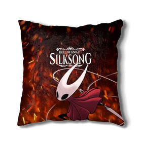 Подушка 3D с принтом Hollow Knight: SILKSONG в Рязани, наволочка – 100% полиэстер, наполнитель – холлофайбер (легкий наполнитель, не вызывает аллергию). | состоит из подушки и наволочки. Наволочка на молнии, легко снимается для стирки | game | games | ghosts | godmaster | hollow | hornet | knight | metroidvania | silksong | zote | гримм | зот | игра | игры | квиррел | найт | песня | полый | призраки | пустой | рыцарь | силксонг | холлоу | хорнет | шелк