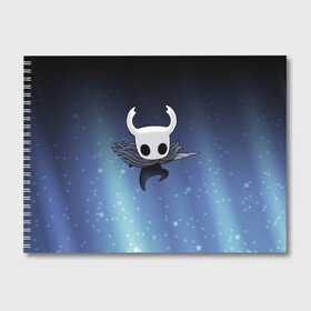 Альбом для рисования с принтом Рыцарь - HOLLOW KNIGHT в Рязани, 100% бумага
 | матовая бумага, плотность 200 мг. | game | games | ghosts | godmaster | hollow | hornet | knight | metroidvania | silksong | zote | гримм | зот | игра | игры | квиррел | найт | песня | полый | призраки | пустой | рыцарь | силксонг | холлоу | хорнет | шелк