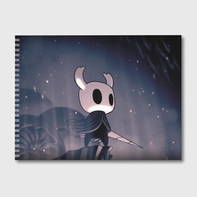 Альбом для рисования с принтом Рыцарь - HOLLOW KNIGHT в Рязани, 100% бумага
 | матовая бумага, плотность 200 мг. | game | games | ghosts | godmaster | hollow | hornet | knight | metroidvania | silksong | zote | гримм | зот | игра | игры | квиррел | найт | песня | полый | призраки | пустой | рыцарь | силксонг | холлоу | хорнет | шелк