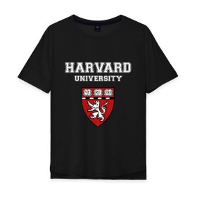 Мужская футболка хлопок Oversize с принтом Harvard University_форма в Рязани, 100% хлопок | свободный крой, круглый ворот, “спинка” длиннее передней части | harvard university | гарвард | колледж | образование | студенты | сша | университет | школа
