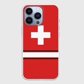 Чехол для iPhone 13 Pro с принтом Сборная Швейцарии в Рязани,  |  | Тематика изображения на принте: hockey | sport | switzerland | герб | надписи | сборная хоккея | сборная швейцарии | символика | спорт | спортсмен | форма | хоккей | чемпионат | чемпионат 2019