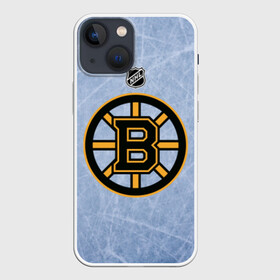 Чехол для iPhone 13 mini с принтом Boston Bruins в Рязани,  |  | boston | boston bruins | hockey | nhl | бостон | бостон брюинз | кубок стенли | нхл | спорт | хоккей | шайба