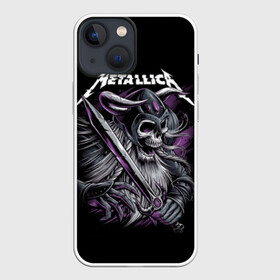 Чехол для iPhone 13 mini с принтом Metallica в Рязани,  |  | album | black | concert | heavy | kirk | metal | metallica | music | rock | tolls | джеймс хэтфилд | кирк хэмметт | клифф бёртон | ларс ульрих | метал | металлика | трэш