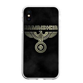 Чехол для iPhone XS Max матовый с принтом Rammstein в Рязани, Силикон | Область печати: задняя сторона чехла, без боковых панелей | lindemann | rammstain | rammstein | rammstein 2019 | ramstein | группы | метал | музыка | рок | тилль линдеманн