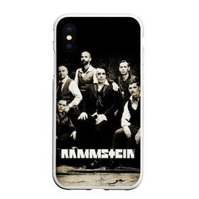 Чехол для iPhone XS Max матовый с принтом Rammstein в Рязани, Силикон | Область печати: задняя сторона чехла, без боковых панелей | lindemann | rammstain | rammstein | rammstein 2019 | ramstein | группы | метал | музыка | рок | тилль линдеманн