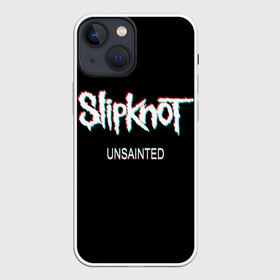 Чехол для iPhone 13 mini с принтом Slipknot Unsainted в Рязани,  |  | 2019 | metal | music | new | rock | single | slipknot | unsainted