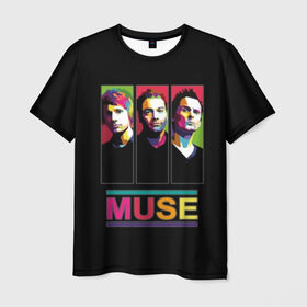 Мужская футболка 3D с принтом Muse в Рязани, 100% полиэфир | прямой крой, круглый вырез горловины, длина до линии бедер | alternative | british | men | muse | music | progressive | rock | rock band | space rock | symphonic | three | trio | uk | альтернативный | британская | великобритания | до | крис уолстенхолм | мужчины | муза | музыка | мэттью беллами