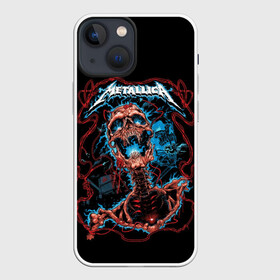 Чехол для iPhone 13 mini с принтом Metallica в Рязани,  |  | metallica | rock | арт | гитара | кости | металл | металлика | музыка | рок | череп