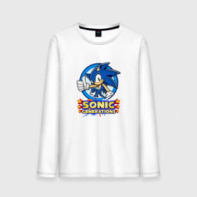 Мужской лонгслив хлопок с принтом SONIC GENERATIONS в Рязани, 100% хлопок |  | hedgehog | metal sonic | silver | silver the hedgehog | sonic | sonic boom | sonic the hedgehog | ёж сонник | игры | соник | фильмы