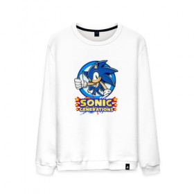 Мужской свитшот хлопок с принтом SONIC GENERATIONS в Рязани, 100% хлопок |  | hedgehog | metal sonic | silver | silver the hedgehog | sonic | sonic boom | sonic the hedgehog | ёж сонник | игры | соник | фильмы