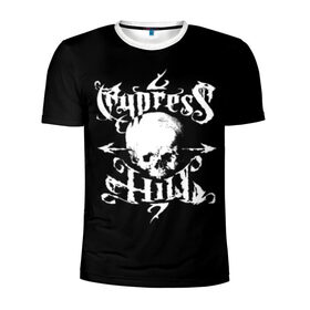 Мужская футболка 3D спортивная с принтом Cypress Hill в Рязани, 100% полиэстер с улучшенными характеристиками | приталенный силуэт, круглая горловина, широкие плечи, сужается к линии бедра | b real | cypress hill | dj muggs | eric bobo | sen dog | альтернативный рэп | американская | гангста рэп | кипарисовый | лос анджелес | музыка | ню метал | рэп метал | рэп рок | рэпкор | сен дог | сша | хип хоп