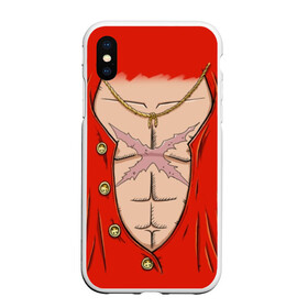 Чехол для iPhone XS Max матовый с принтом One Piece Со шляпой в Рязани, Силикон | Область печати: задняя сторона чехла, без боковых панелей | Тематика изображения на принте: anime | kaido | luffy | manga | one piece | theory | zoro | большой куш | ван | луффи | манга | манки д | мульт | пираты | пис | рыжий | сёнэн | сериал | шанкс