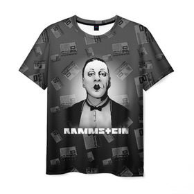 Мужская футболка 3D с принтом Rammstein в Рязани, 100% полиэфир | прямой крой, круглый вырез горловины, длина до линии бедер | Тематика изображения на принте: 2019 | du hast | lindemann | radio | rammstein | rammsteinfan | till | группы | линдеманн | метал | музыка | радио | рамштаин | рамштайн | рамштейн | рок | тилль | тиль