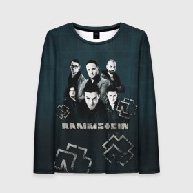 Женский лонгслив 3D с принтом Rammstein в Рязани, 100% полиэстер | длинные рукава, круглый вырез горловины, полуприлегающий силуэт | du hast | lindemann | rammstein | rammsteinfan | ramstein | till | группы | линдеманн | метал | музыка | рамштаин | рамштайн | рамштейн | рок | тилль | тиль