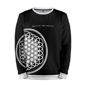 Мужской свитшот 3D с принтом Bring Me the Horizon в Рязани, 100% полиэстер с мягким внутренним слоем | круглый вырез горловины, мягкая резинка на манжетах и поясе, свободная посадка по фигуре | bmth | bring me the horizon | альтернативный | бмт | бмтх | бмтш | брин | бринг | горизонт | достань для меня | дэткор | зе | метал | ми | рок | хоризон | электроник