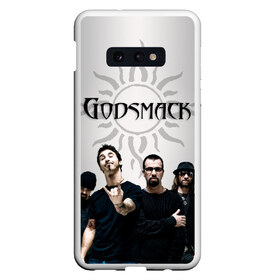 Чехол для Samsung S10E с принтом Godsmack в Рязани, Силикон | Область печати: задняя сторона чехла, без боковых панелей | Тематика изображения на принте: alternative | american rock | crimson | grunge | hardrock | heavy | heavy metal | i stand alone | nu metal | post grunge | rock | sully erna | альтернатива | грандж | рок | хард рок | хэви