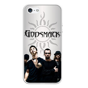 Чехол для iPhone 5/5S матовый с принтом Godsmack в Рязани, Силикон | Область печати: задняя сторона чехла, без боковых панелей | Тематика изображения на принте: alternative | american rock | crimson | grunge | hardrock | heavy | heavy metal | i stand alone | nu metal | post grunge | rock | sully erna | альтернатива | грандж | рок | хард рок | хэви