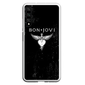 Чехол для Honor 20 с принтом Bon Jovi в Рязани, Силикон | Область печати: задняя сторона чехла, без боковых панелей | bon jovi | john | альбом | арена | бон | бон джови | глэм | группа | джови | джон | метал | музыка | надпись | песни | поп | попрок | рок | рокер | смайл | солист | софт | стена | хард | хеви | хевиметал