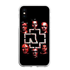 Чехол для iPhone XS Max матовый с принтом Rammstein в Рязани, Силикон | Область печати: задняя сторона чехла, без боковых панелей | du hast | heavy | herzeleid | metal | mutter | rammstein | reise | rosenrot | sehnsucht | till lindemann | группа | метал | рамштайн | рок | тилль линдеманн | хард