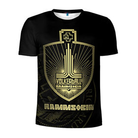 Мужская футболка 3D спортивная с принтом Rammstein в Рязани, 100% полиэстер с улучшенными характеристиками | приталенный силуэт, круглая горловина, широкие плечи, сужается к линии бедра | lindemann | rammstain | rammstein | rammstein 2019 | ramstein | группы | метал | музыка | рок | тилль линдеманн