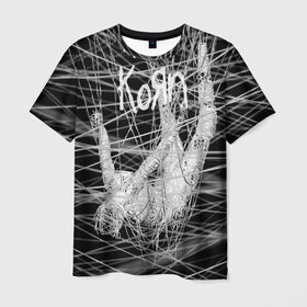 Мужская футболка 3D с принтом Korn: The Nothing в Рязани, 100% полиэфир | прямой крой, круглый вырез горловины, длина до линии бедер | alternative | heavy | korn | koяn | metal | rapcore | rock | the nothing | youll never find me | джонатан дэвис | корн | корни | коян | ню метал | нюметал | рок