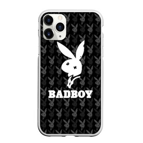 Чехол для iPhone 11 Pro Max матовый с принтом Bad boy в Рязани, Силикон |  | Тематика изображения на принте: bad boy | bite | bow tie | broken | cool | ear | fighter | logo | man | playboy | rabbit | sign | symbol | white | белый | битый | боец | галстук бабочка | знак | кролик | логотип | любовь | мальчик | мужчина | откушенное | прикольный | сим