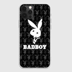 Чехол для iPhone 12 Pro Max с принтом Bad boy в Рязани, Силикон |  | bad boy | bite | bow tie | broken | cool | ear | fighter | logo | man | playboy | rabbit | sign | symbol | white | белый | битый | боец | галстук бабочка | знак | кролик | логотип | любовь | мальчик | мужчина | откушенное | прикольный | сим