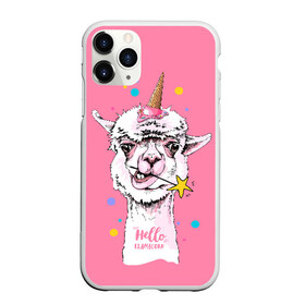 Чехол для iPhone 11 Pro матовый с принтом Hello llamacorn в Рязани, Силикон |  | alpaca | animal | carnival | cool | cup | head | horn | ice cream | llama | look | pink | slogan | star | unicorn | waffle | альпака | вафельный | взгляд | голова | единорог | животное | звезда | карнавал | лама | мороженое | привет | прикольный | р