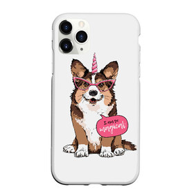 Чехол для iPhone 11 Pro матовый с принтом I am so magical в Рязани, Силикон |  | animal | breed | dog | funny | horn | im so | inscription | look | magic | masquerade | pink | smile | unicorn | вельш корги кардиган | взгляд | единорог | животное | забавный | магия | маскарад | надпись | очки | порода | прикольный | рог