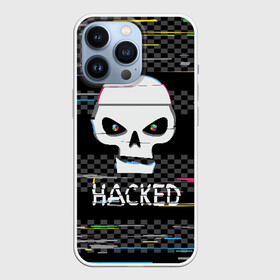 Чехол для iPhone 13 Pro с принтом Hacked в Рязани,  |  | hacker | hacknet | взлом | виртуальность | кибер | киберпанк | программист | хакер