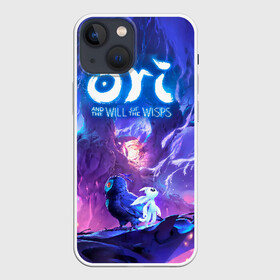 Чехол для iPhone 13 mini с принтом Ori   And The Will Of The Wisp в Рязани,  |  | microsoft studios | moon studios | ori | ori and the blind forest | unity | лес | луна | нибела | ночной лес | ночь | ори | платформер | сова