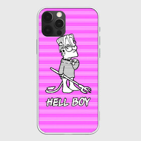 Чехол для iPhone 12 Pro Max с принтом Lil Peep (Hell Boy) в Рязани, Силикон |  | Тематика изображения на принте: alone | boy | hell | hell boy | lil | lil peep | peep | rap | sad | лил пип | маленький пип | пип | реп | рэп