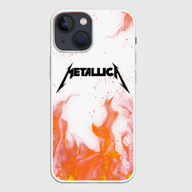 Чехол для iPhone 13 mini с принтом METALLICA в Рязани,  |  | metallica | металлика