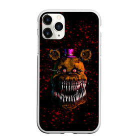 Чехол для iPhone 11 Pro матовый с принтом FNAF Nightmare в Рязани, Силикон |  | Тематика изображения на принте: blood | five nights at freddy’s | fnaf | game | horror | игра | кровь | пять ночей у фредди | ужас | фнаф | фреди