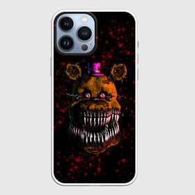 Чехол для iPhone 13 Pro Max с принтом FNAF Nightmare в Рязани,  |  | Тематика изображения на принте: blood | five nights at freddy’s | fnaf | game | horror | игра | кровь | пять ночей у фредди | ужас | фнаф | фреди