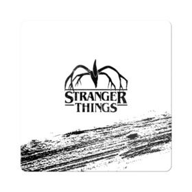 Магнит виниловый Квадрат с принтом STRANGER THINGS в Рязани, полимерный материал с магнитным слоем | размер 9*9 см, закругленные углы | 011 | down | eleven | netflix | season | series | strange | stranger | things | upside | дела | дина | загадочные | монстр | монстры | одиннадцать | очень | сезон | сериал | сериалы | события | странные | ужасы