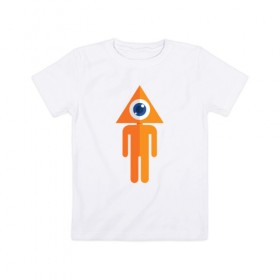 Детская футболка хлопок с принтом Новый мировой порядок в Рязани, 100% хлопок | круглый вырез горловины, полуприлегающий силуэт, длина до линии бедер | Тематика изображения на принте: 