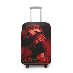 Чехол для чемодана 3D с принтом Scarlxrd (Фото) в Рязани, 86% полиэфир, 14% спандекс | двустороннее нанесение принта, прорези для ручек и колес | japan | rap | scarlxrd | реп | рэп | скарлорд