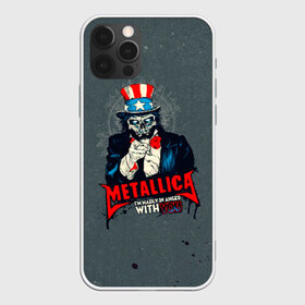 Чехол для iPhone 12 Pro Max с принтом Metallica в Рязани, Силикон |  | metalica | metallica | группа | джеймс хэтфилд | кирк хэмметт | ларс ульрих | метал | металика | металлика | миталика | музыка | роберт трухильо | рок | трэш | трэшметал | хард | хеви