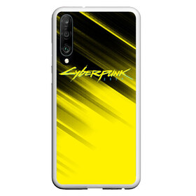 Чехол для Honor P30 с принтом Cyberpunk 2077 (Yellow) в Рязани, Силикон | Область печати: задняя сторона чехла, без боковых панелей | 3d | cyberpunk 2077 | red | абстракция | геометрия | игра | киберпанк 2077 | красный | лого | логотип | надпись | стиль | текстура