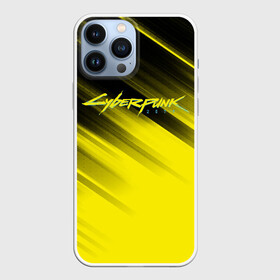 Чехол для iPhone 13 Pro Max с принтом Cyberpunk 2077 (Yellow). в Рязани,  |  | 3d | cyberpunk 2077 | red | абстракция | геометрия | игра | киберпанк 2077 | красный | лого | логотип | надпись | стиль | текстура