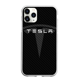 Чехол для iPhone 11 Pro матовый с принтом TESLA (1) в Рязани, Силикон |  | elon | elon musk | musk | space | tesla | автолюбитель | автомобиль | илон маск | тесла